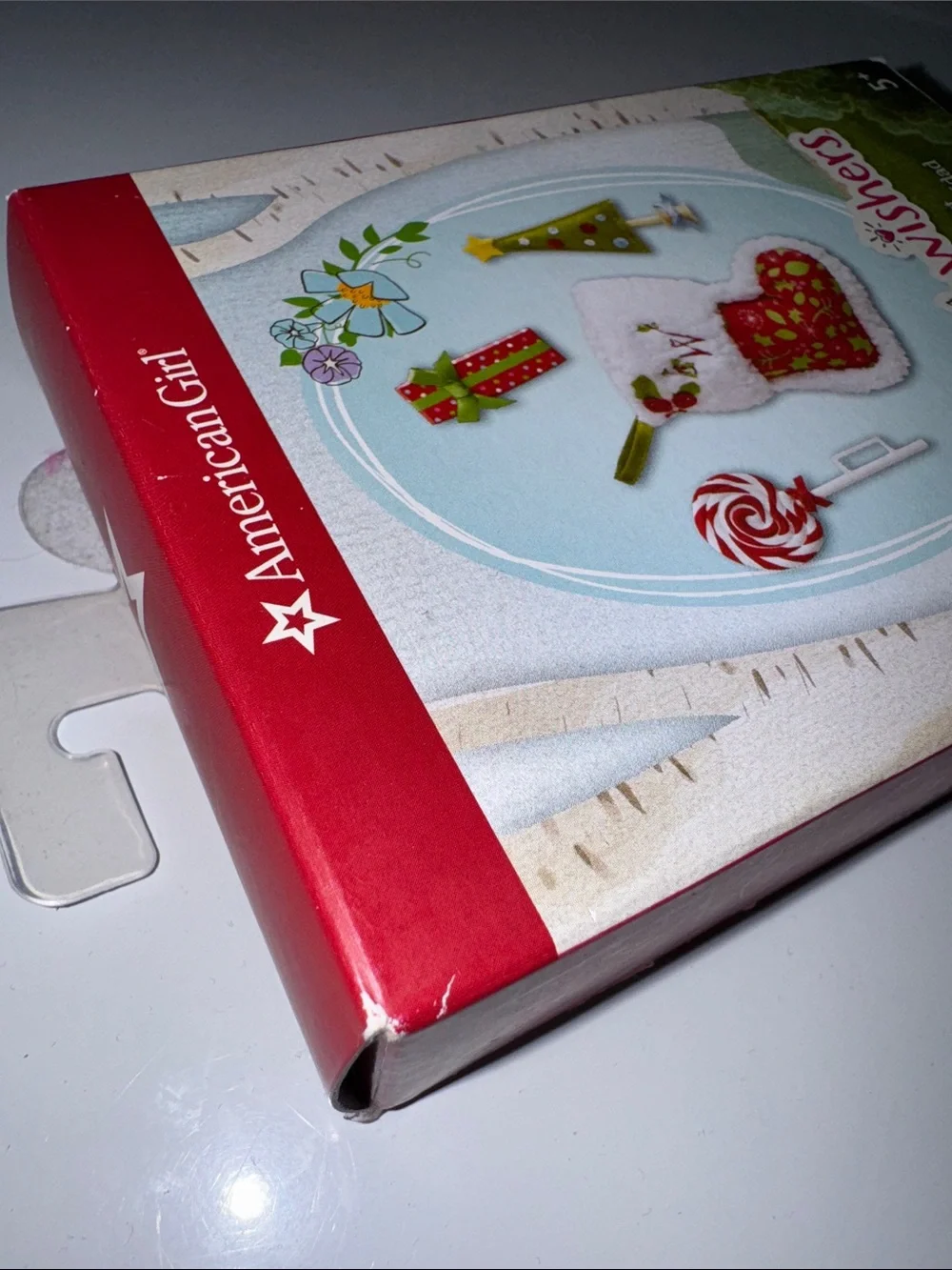 American Girl WellieWishers Merry Stocking Play Set NEW -missing lollipop